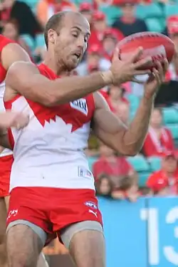 Jarrad McVeigh Sydney Swans premiership captain is from the Central Coast