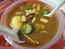 Mee rebus takeaway in Bukit Batok, Singapore