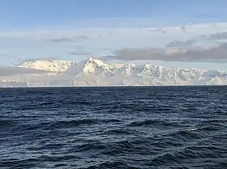A view of Brabant Island from north of the Melchior Islands. The small and low Melchior Islands are visible between Brabant and Anvers Islands in the first picture above.