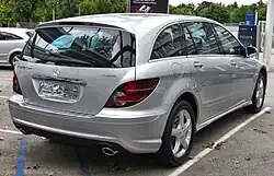First facelift R320 CDI L with the AMG Line Package Rear