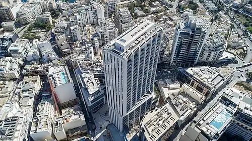 The Mercury Tower is a high-rise, mixed-use building in St. Julian's, Malta.