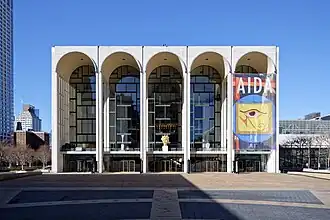 Metropolitan Opera House at Lincoln Center in New York City, USA