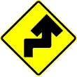 SP-9: Sharp reverse curve (right)