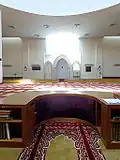 Place where the Imam stands when prayers