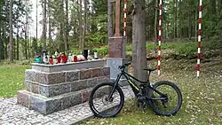 Memorial at the site of German massacres of Poles carried out in 1939