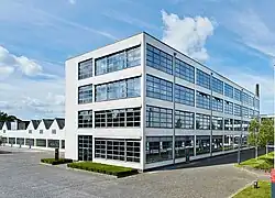 Bauhaus style building