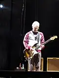Mike McCready on stage with Pearl Jam in Berlin, Germany on September 23, 2006.