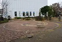 Fountain and water area in the park (summer only)