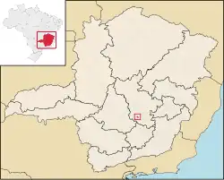 Location of Ibirité