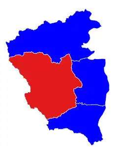 Location in Thayet district