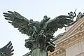 Sculpture of double-headed eagle on the top of Ministerien­brunnen, Vienna
