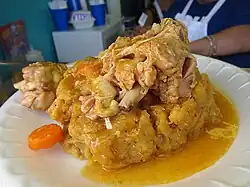 Mofongo, prepared in New York
