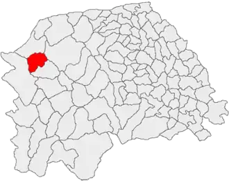 Location in Suceava County