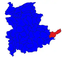 Location in Shan State