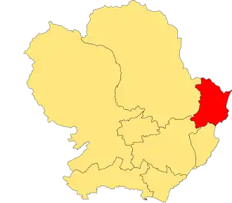 Location of the ward