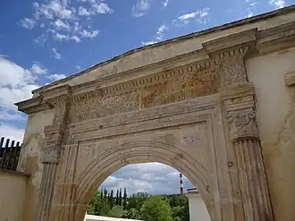 Portal in Moravská Třebová Castle from 1492
