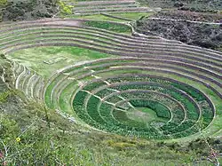 The Inca agricultural terraces at Moray.