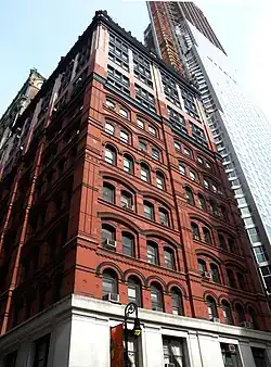 Morse Building on Nassau Street, Manhattan (1878–80)