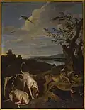 La mort du loup (Death of the wolf), François Desportes, 1703