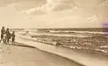 The sea between Kuźnica and Chałupy, before 1935
