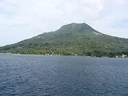 Mount Guisiliban is the southernmost volcano of the island.