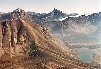 Mount St. Bride in the distance
