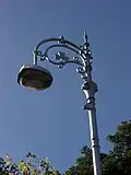 Decorative Shamrock Lamp Post (park side)