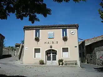 The town hall in Mouthoumet