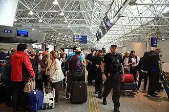 Federal Police in the airport