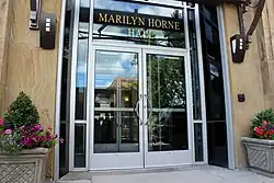 picture of front entrance to Marilyn Horne Hall