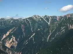 Mount Washiba seen from Tsubakuro Mountain Villa
