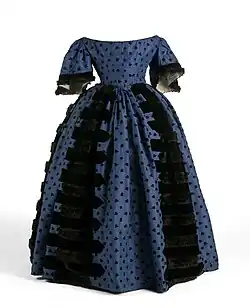 Ballgown. c. 1850-1858