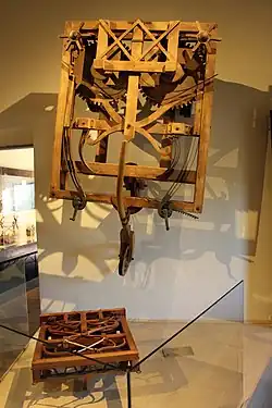Model of Leonardo's self-propelled cart