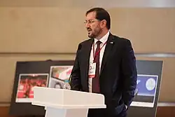 Mustafa Tutkun is giving a seminar in 2019.