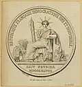 Great Seal of France (1848), lithograph