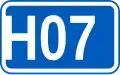 Highway H07 shield}}