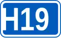 Highway H19 shield}}