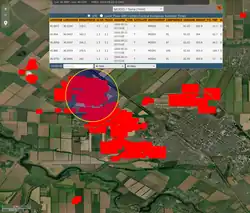 Extensive fire in 719th arsenal northwest of Tikhoretsk, along with fires at the Tikhoretsk air base and rail yard on 21 September 2024