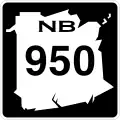 Route 950 marker