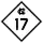 North Carolina Highway 17 marker