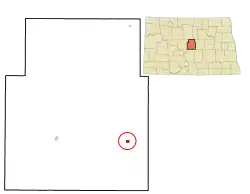 Location of Goodrich, North Dakota