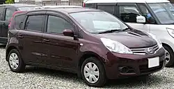2008 Nissan Note (Japan, facelift)