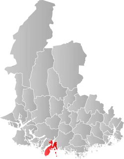 Spangereid within Vest-Agder