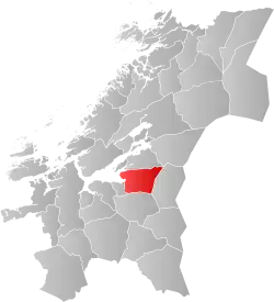 Stjørdal within Trøndelag