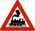 Level crossing without a barrier or gate[N 2]