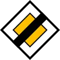 End of priority road