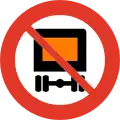 No transport of dangerous goods[N 1]