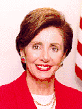 Representative Nancy Pelosi from California (1987–present)