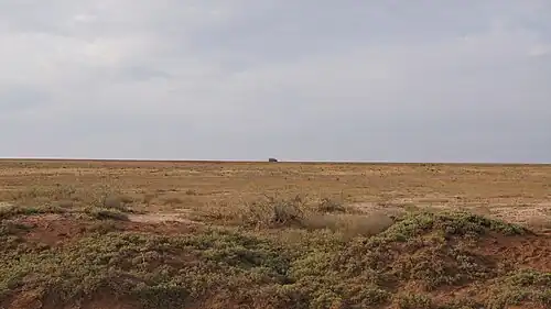 Semi-desert in Narimanovsky District