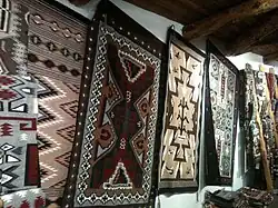 Examples of Navajo rugs